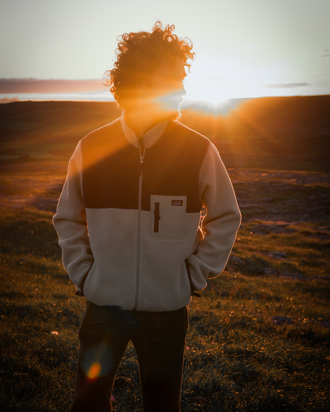 Polar Full Zip Fleece - Beige