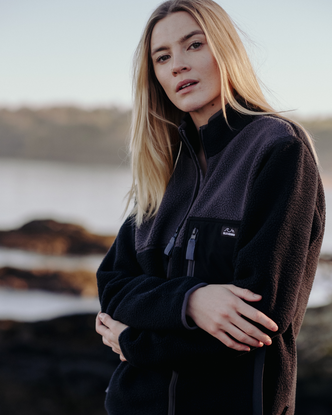 Polar Full Zip Fleece - Charcoal
