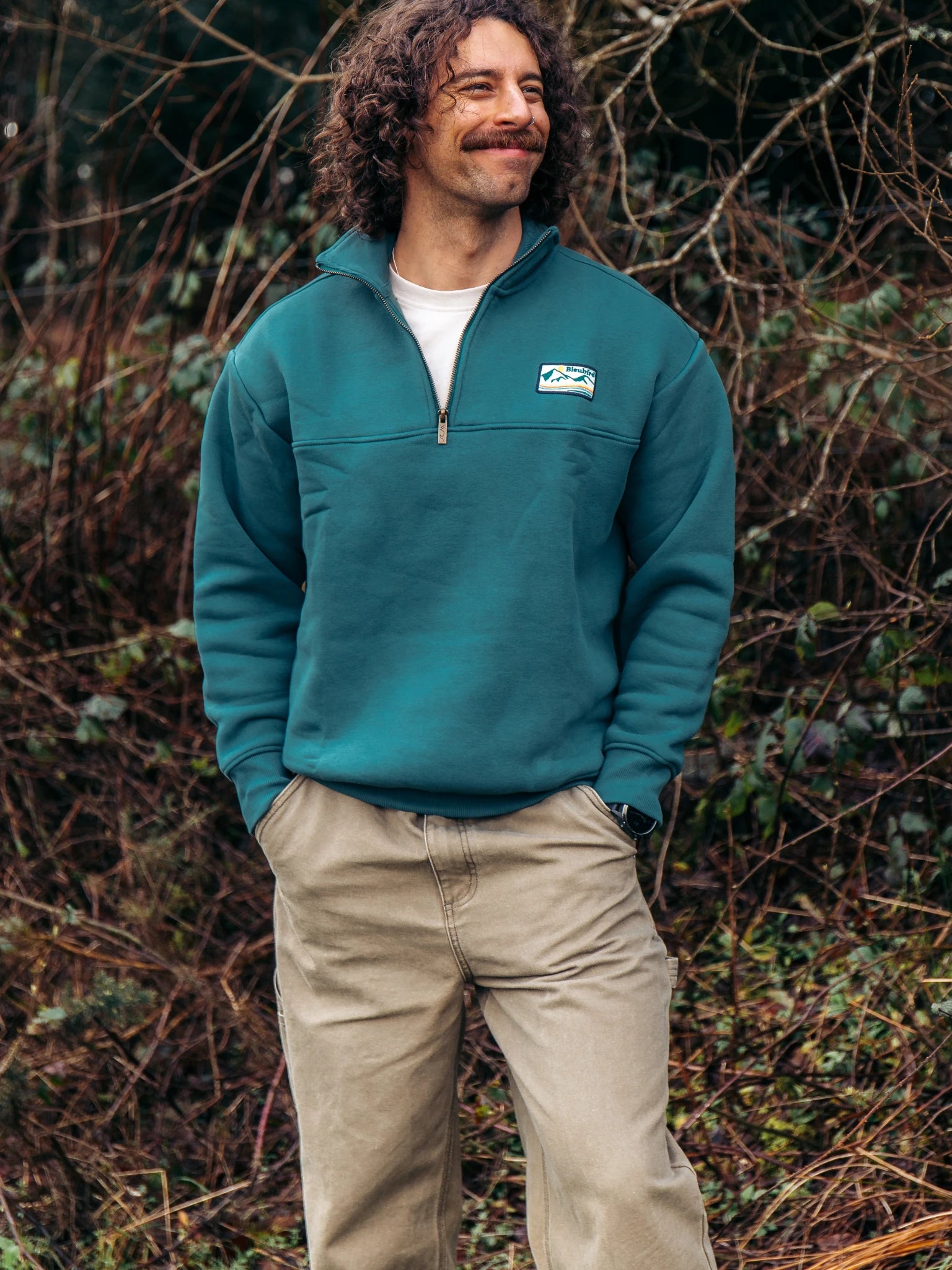 Bracken Quarter Zip - Marine