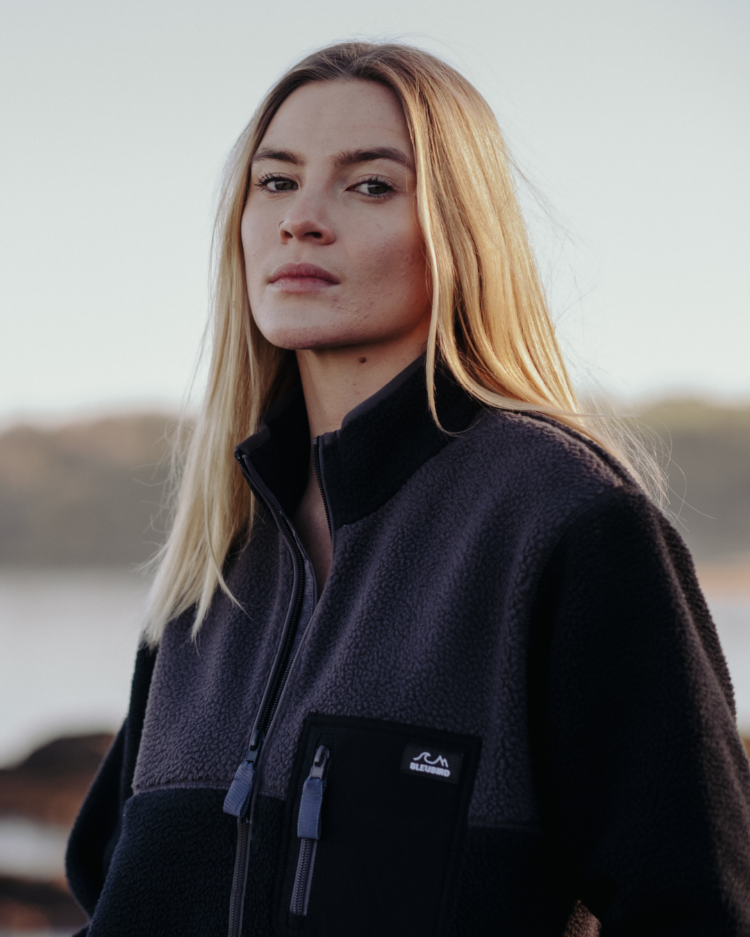 Polar Full Zip Fleece - Charcoal