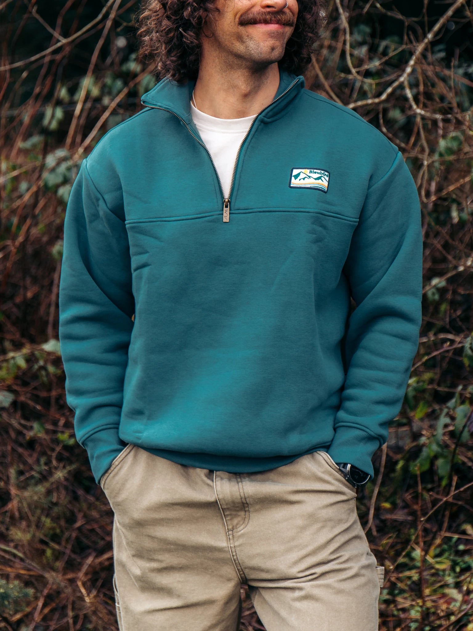 Bracken Quarter Zip - Marine