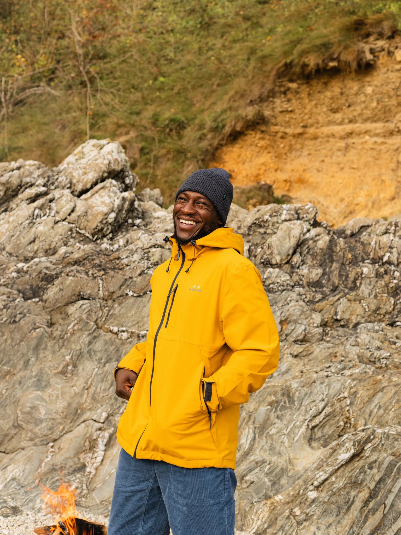 Arpette Jacket - Mens - Mustard