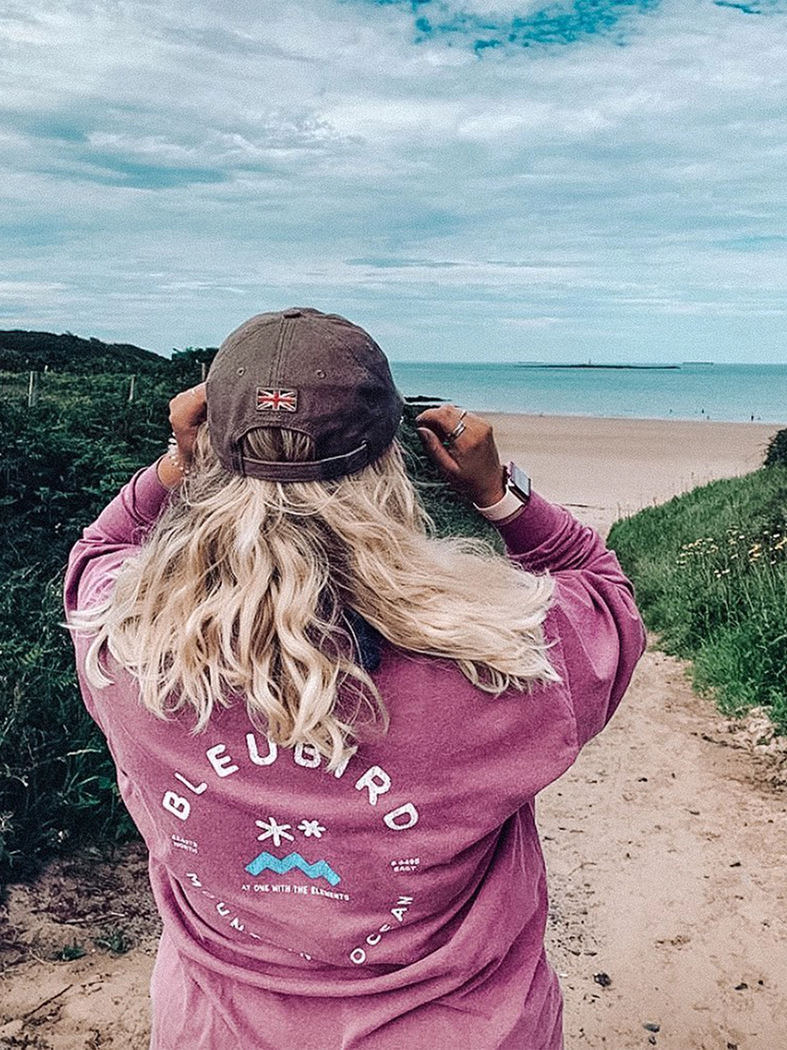 Berry Long Sleeve Tee