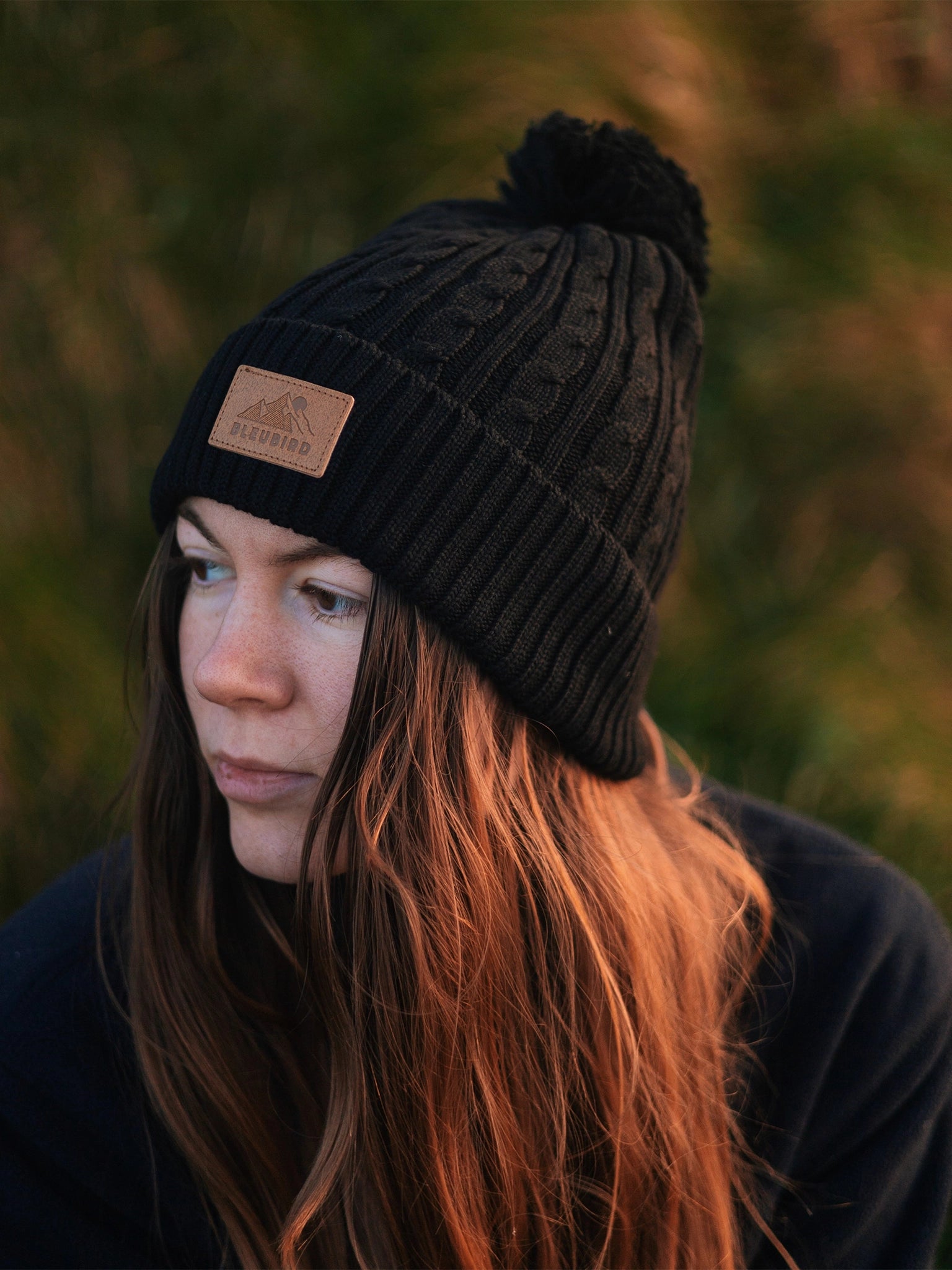 Bobble Beanie Recycled - Black
