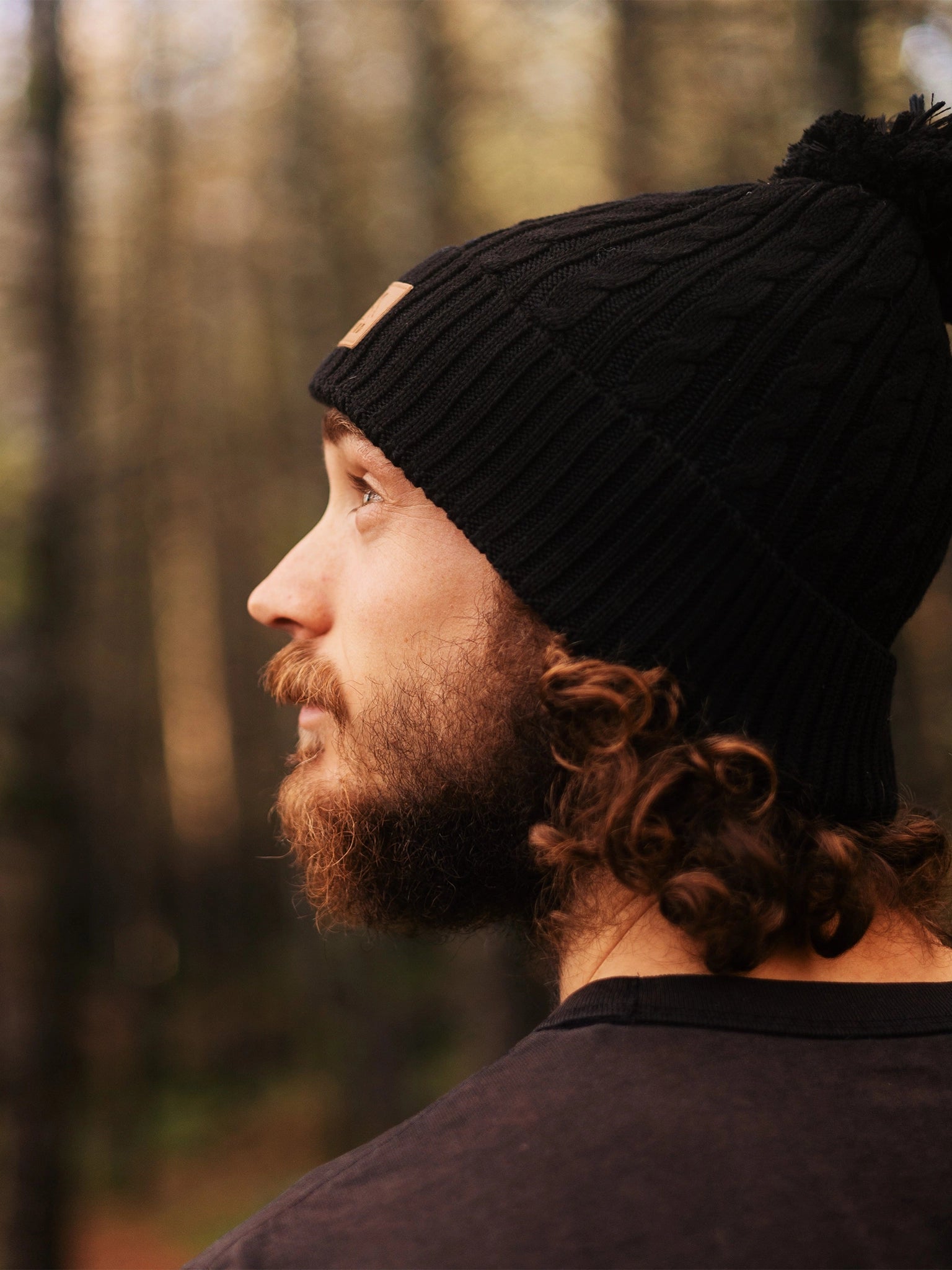 Bobble Beanie Recycled - Black