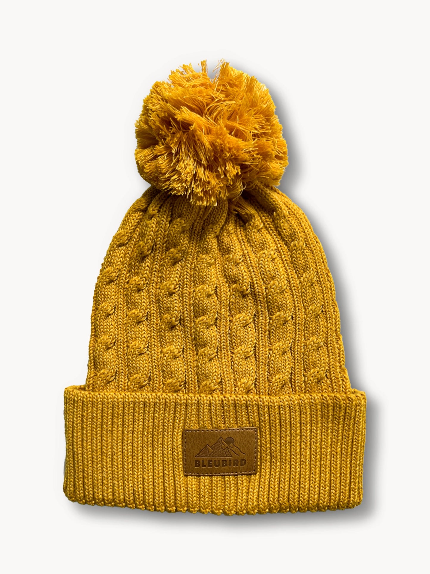 Bobble Beanie Recycled - Mustard