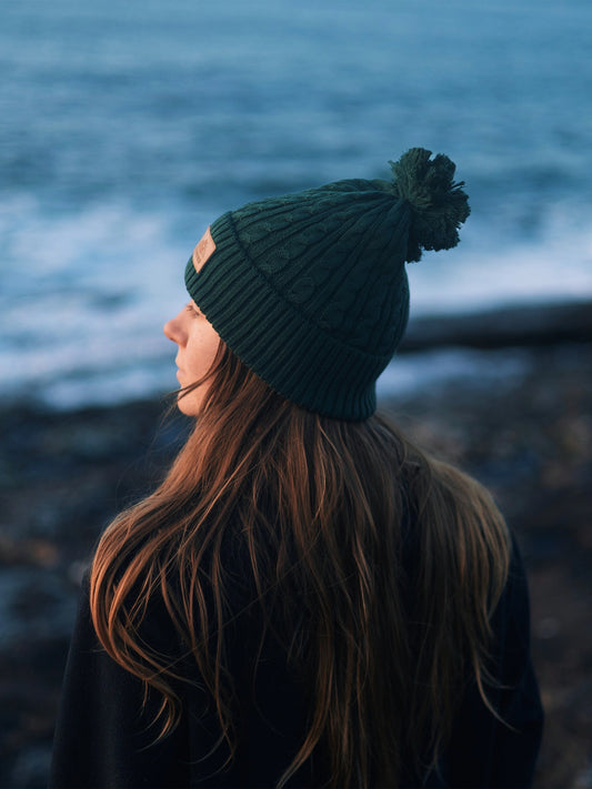 Bobble Beanie Recycled - Willow