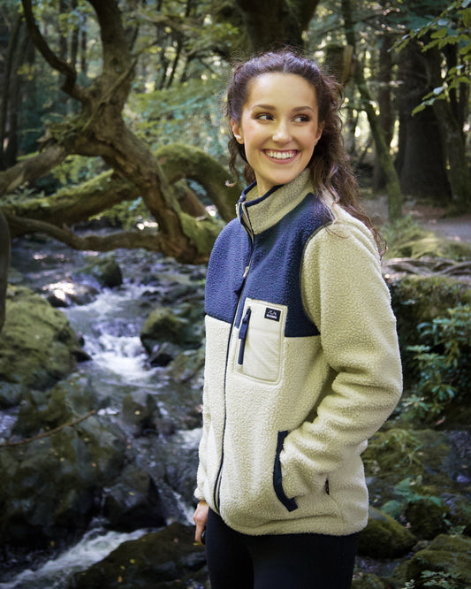 Polar Full Zip Fleece - Beige