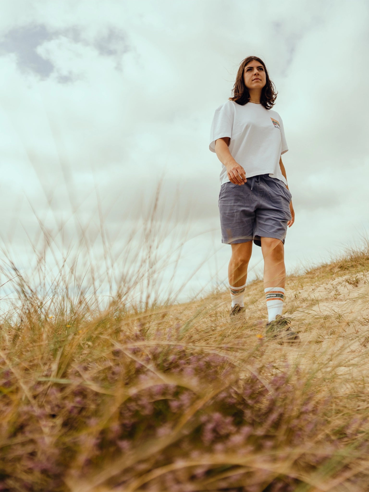 Road Out Cropped Tee - White