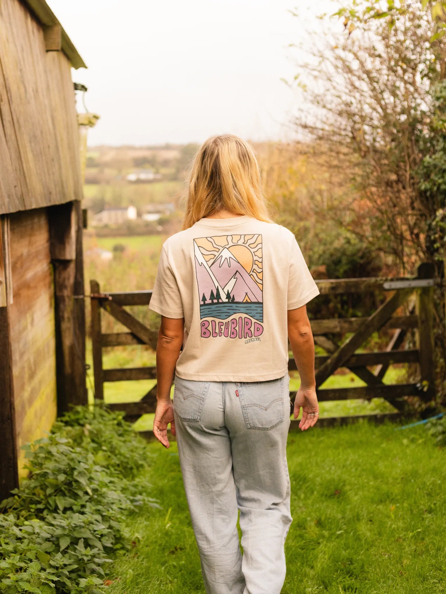 Solace Cropped Tee - Off White