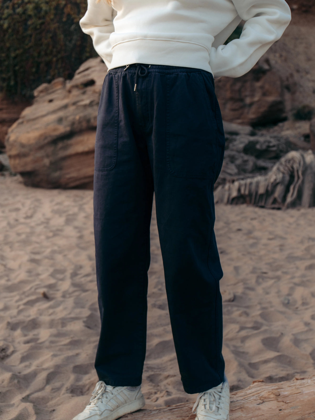 Cove Trousers - Ash Navy