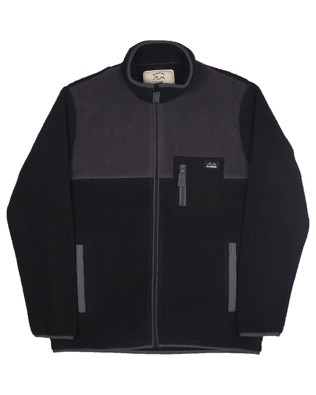 Polar Full Zip Fleece - Charcoal