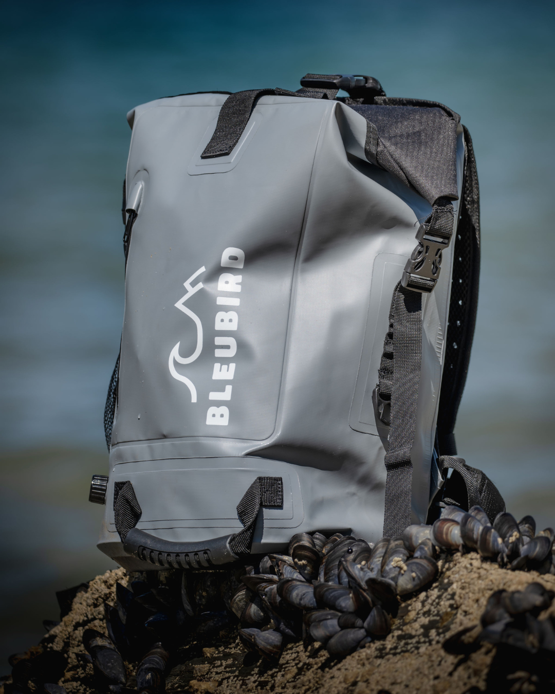 Drybag Backpack 40L - Grey – Bleubird