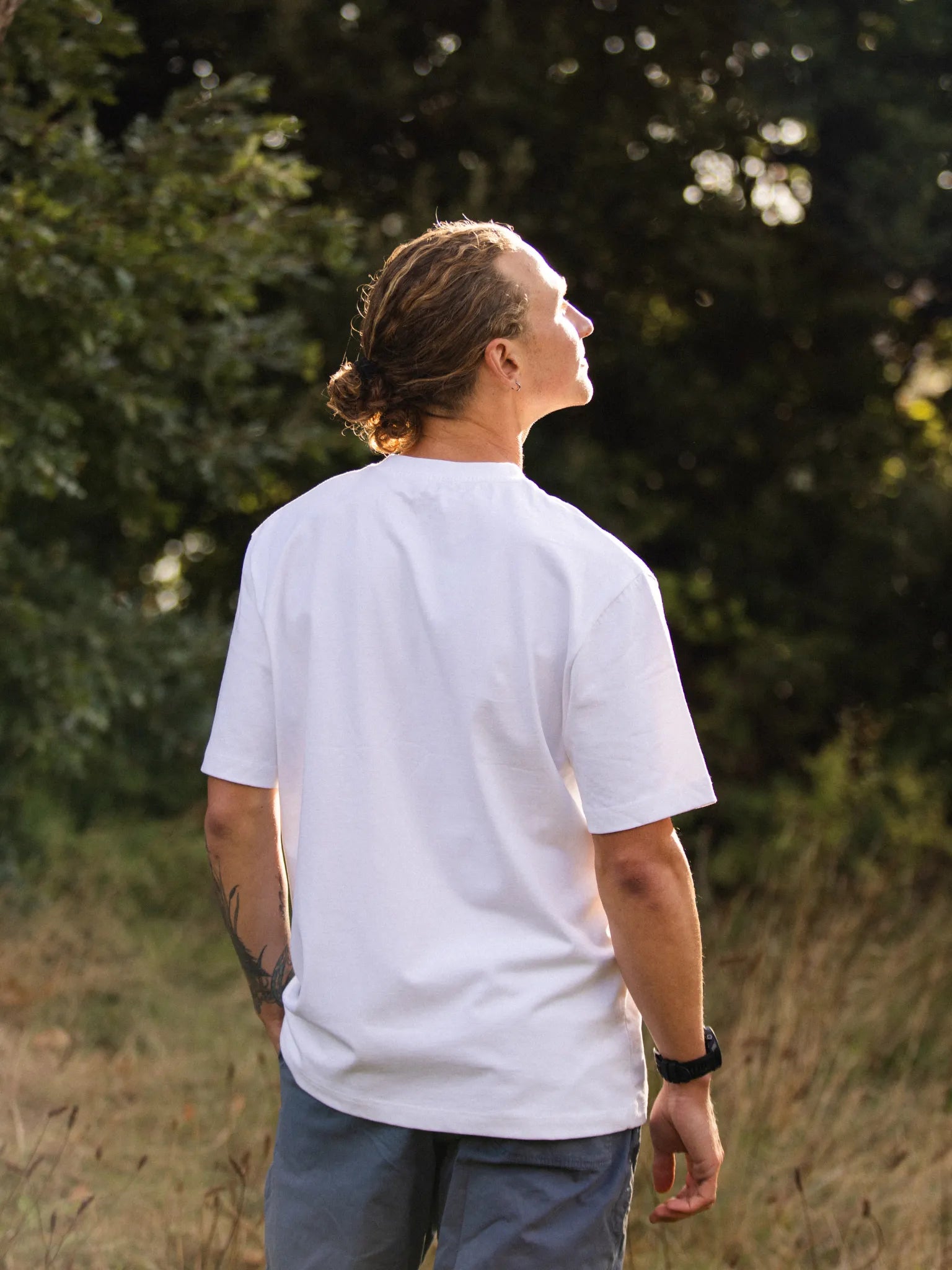 Re-Wild Pocket Tee - White