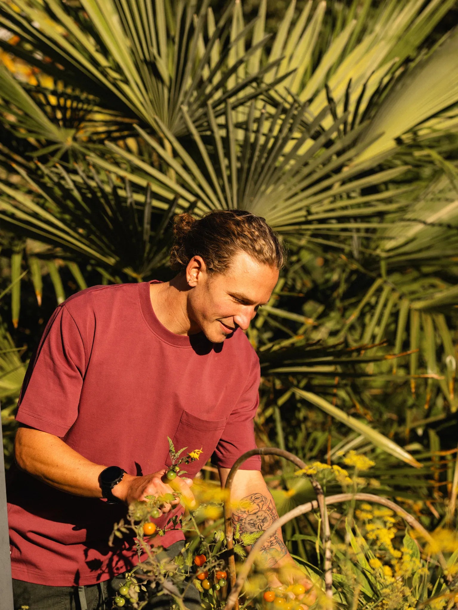 Re-Wild Pocket Tee - Berry