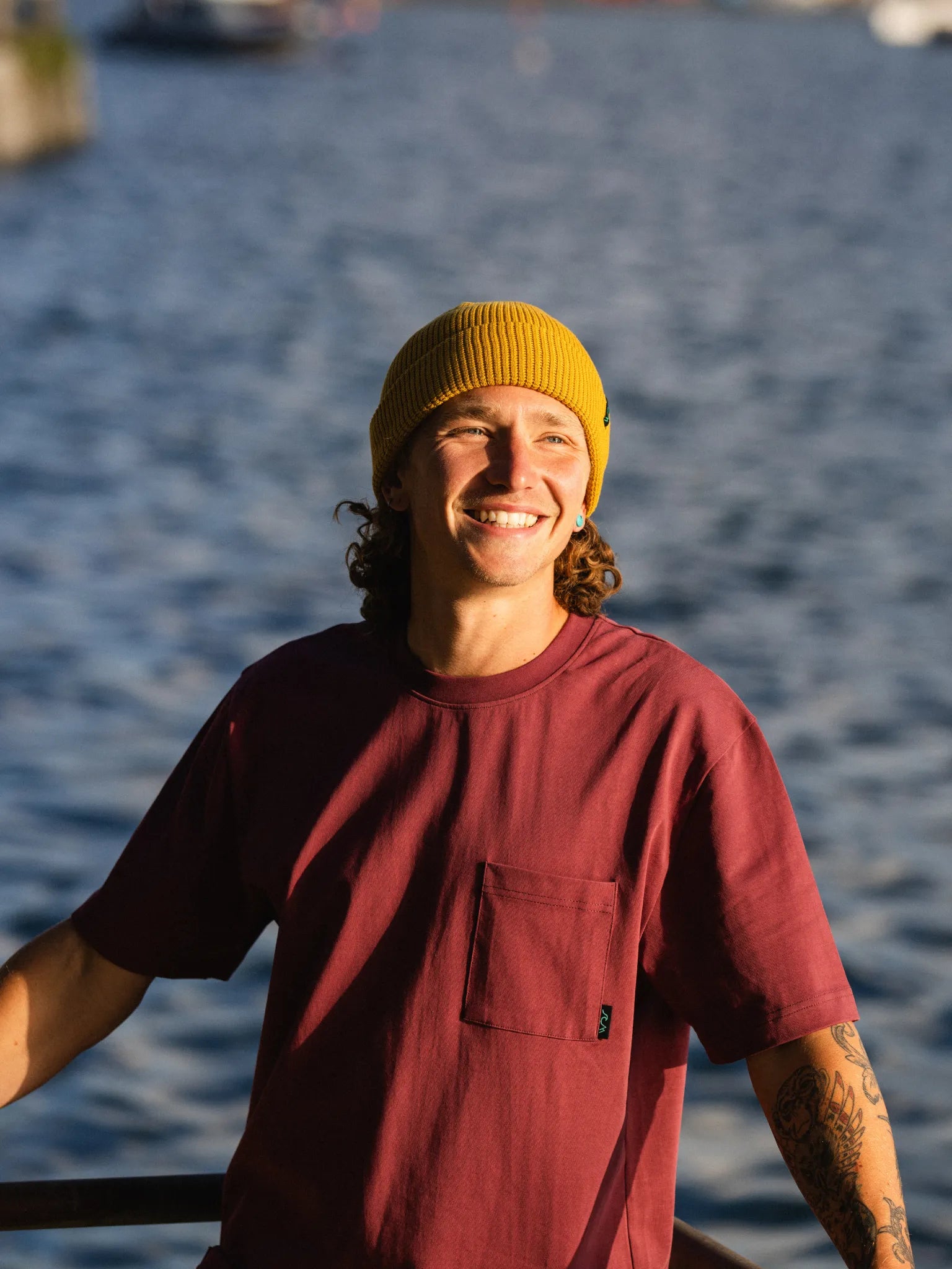 Re-Wild Pocket Tee - Berry