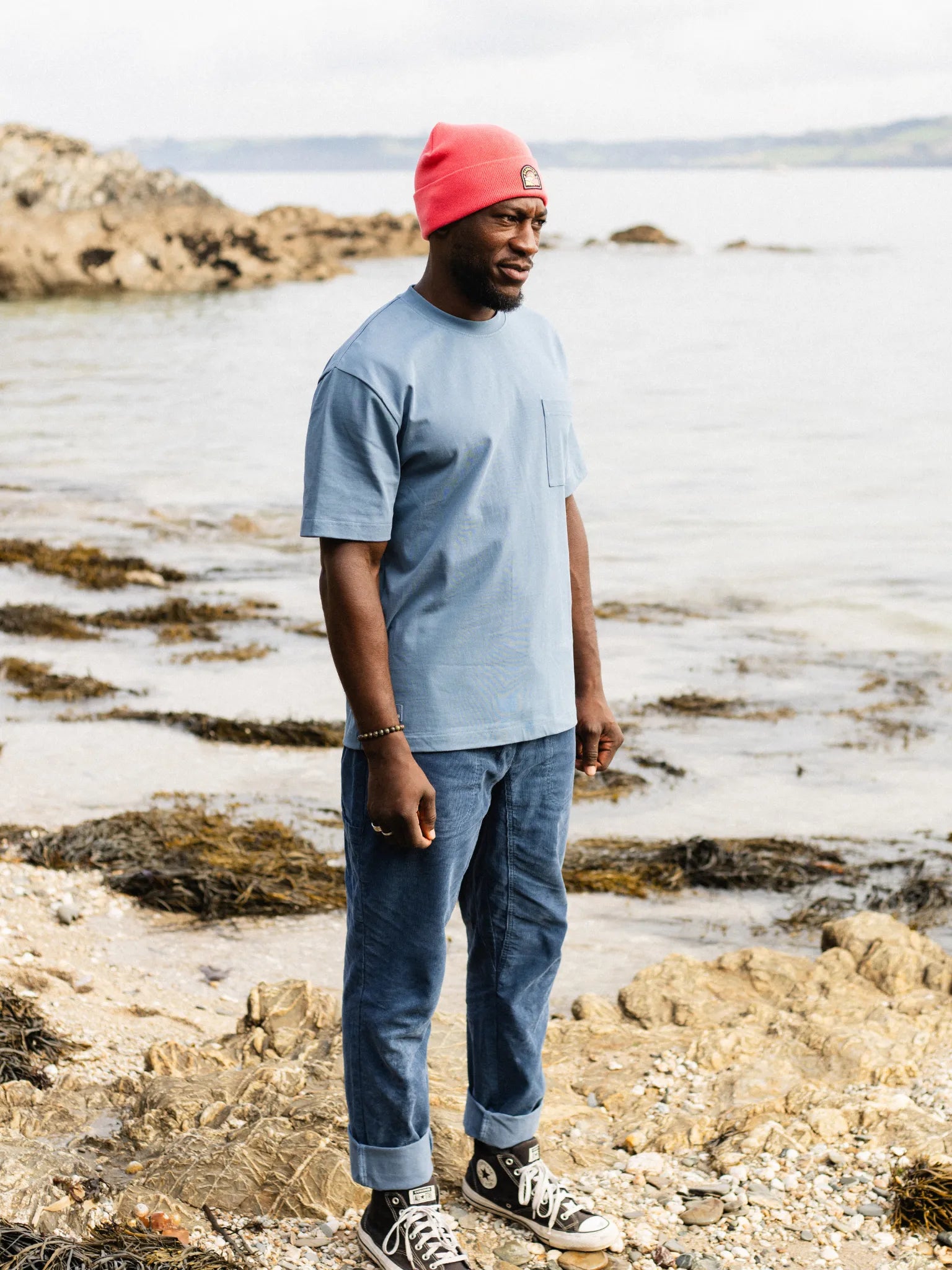 Re-Wild Pocket Tee - Blue