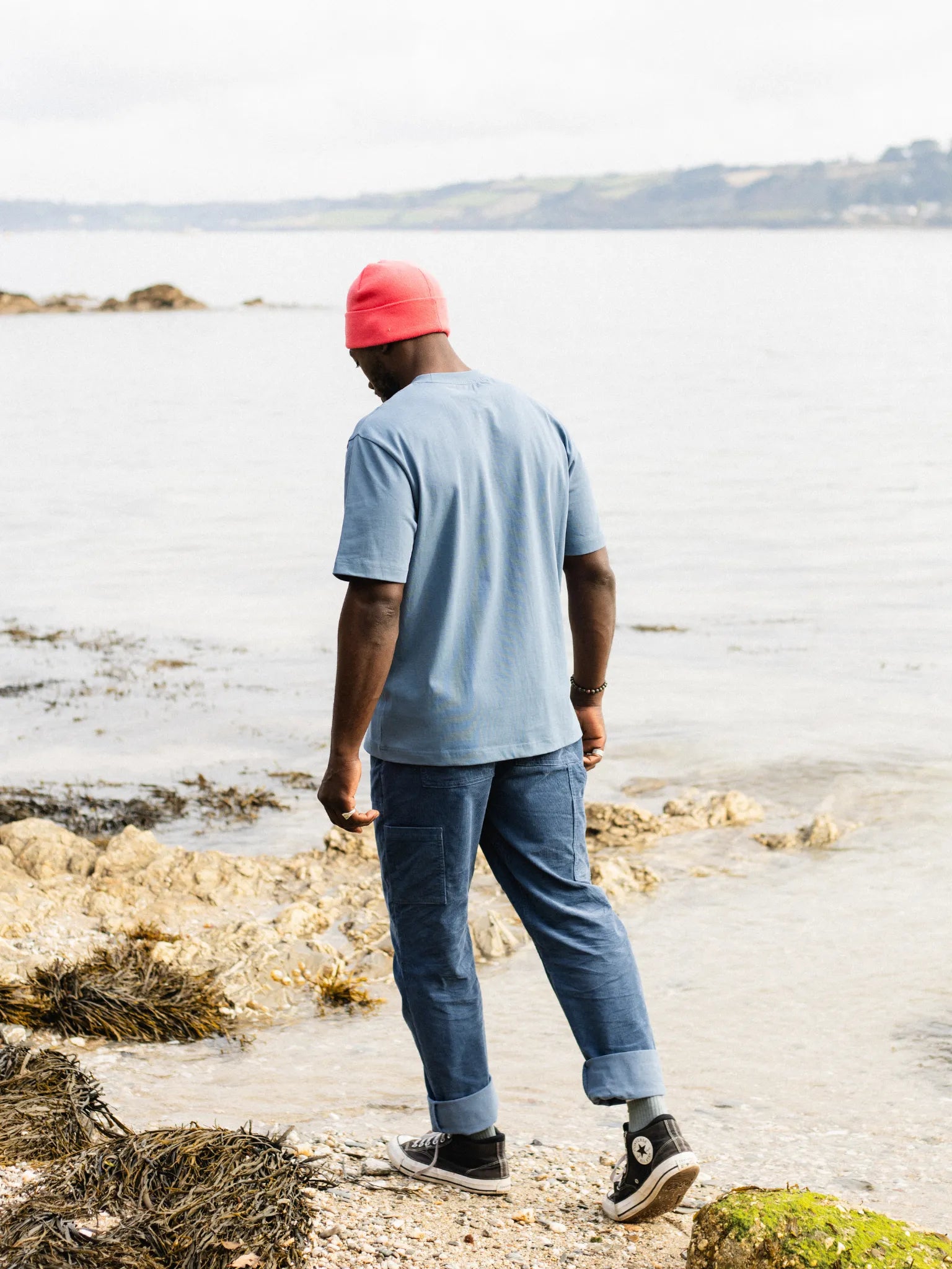 Re-Wild Pocket Tee - Blue