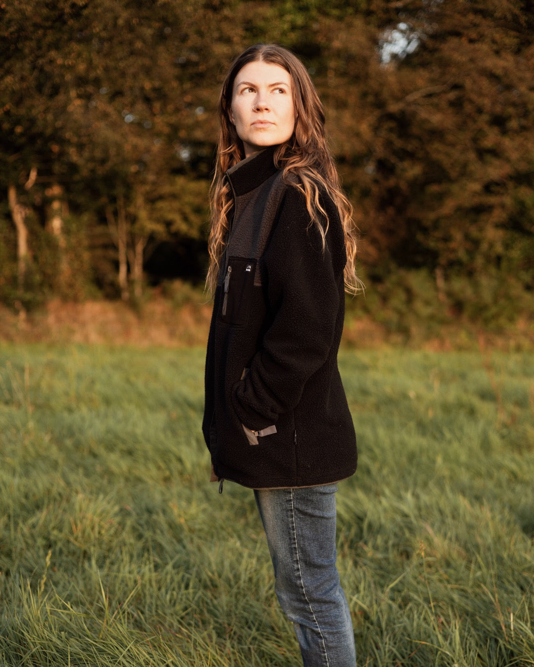 Polar Full Zip Fleece - Charcoal