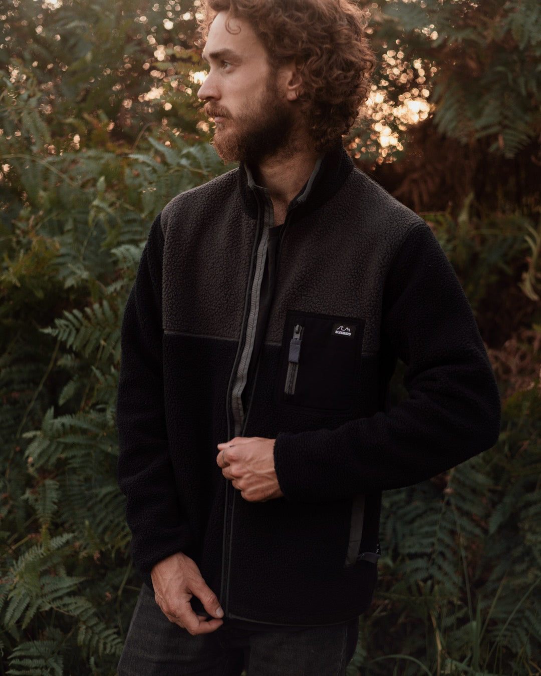 Polar Full Zip Fleece - Charcoal