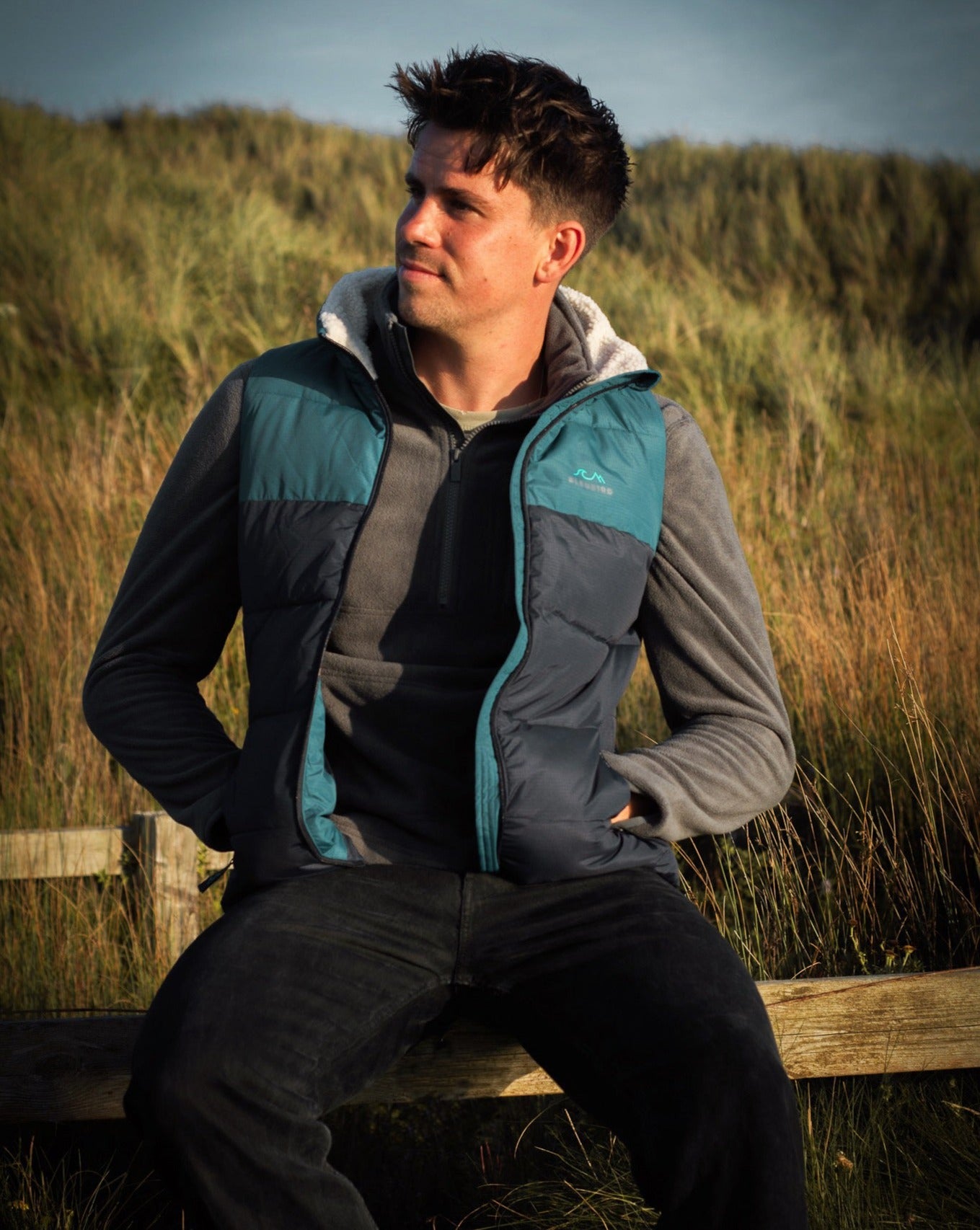 S/Y - Vanoise Gilet - Mens - Teal