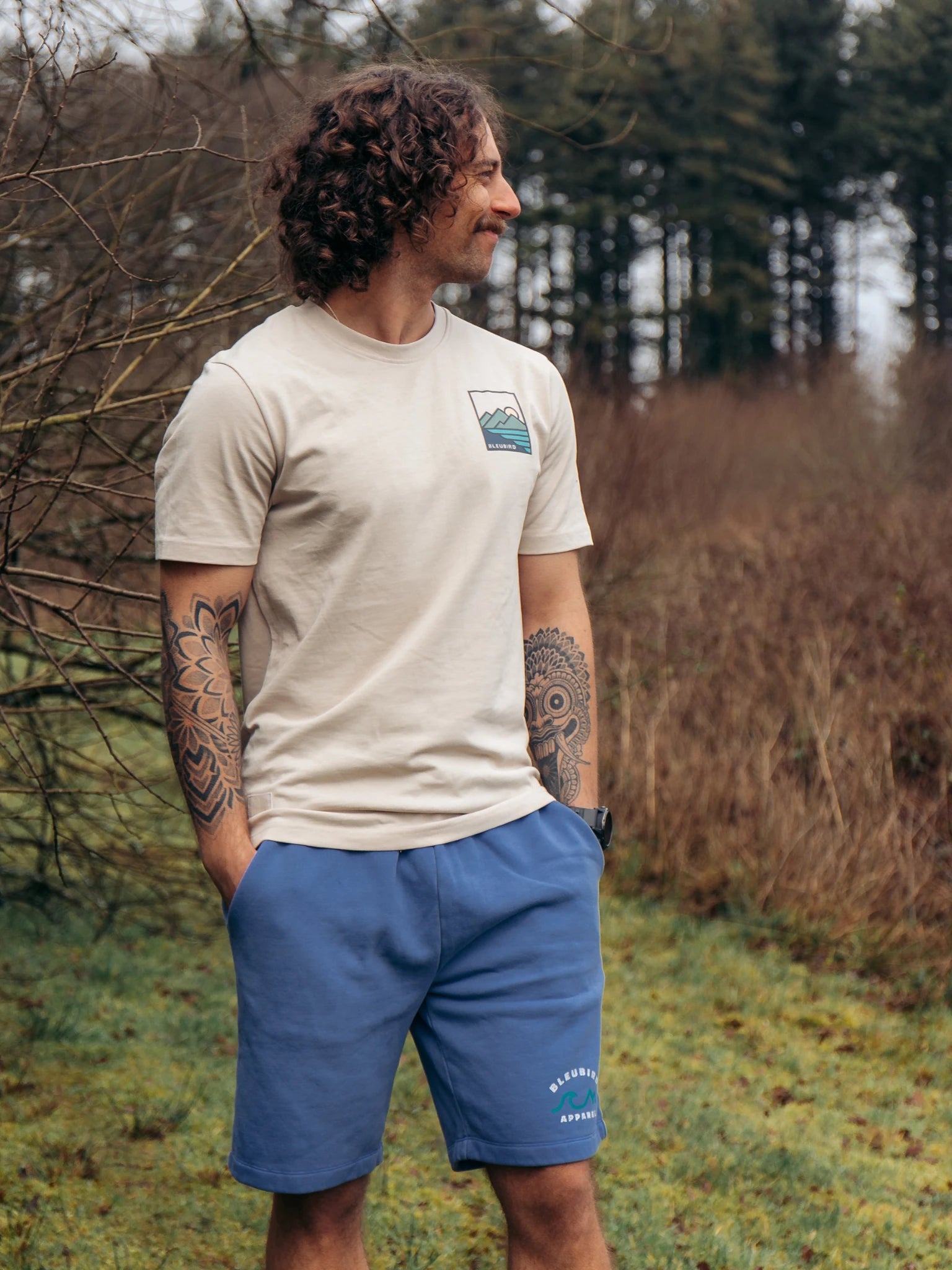 Ocean Horizon Mens Shorts