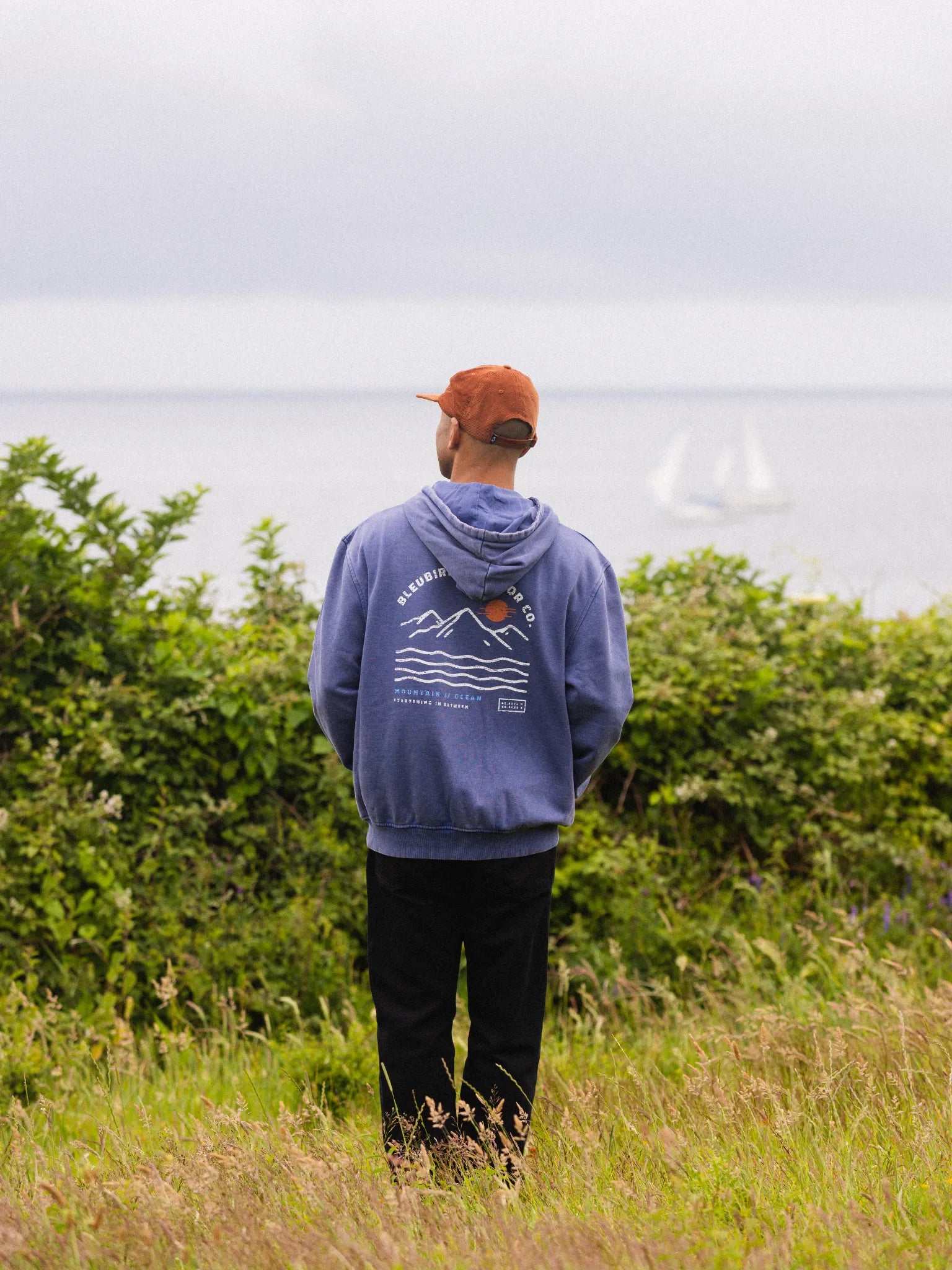 Peri Blue Dawn Zipper Hood