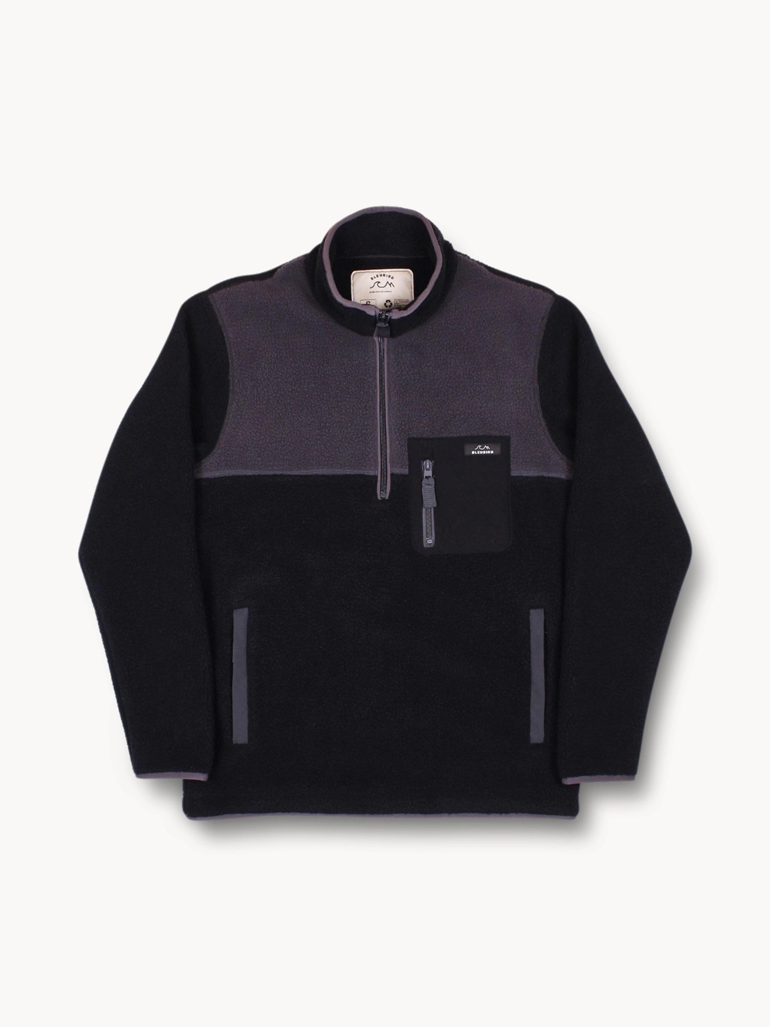 Polar 1/4 Zip Fleece - Charcoal