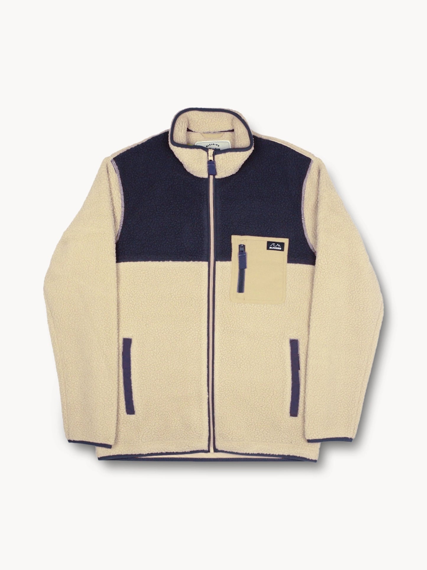 Polar Full Zip Fleece - Beige