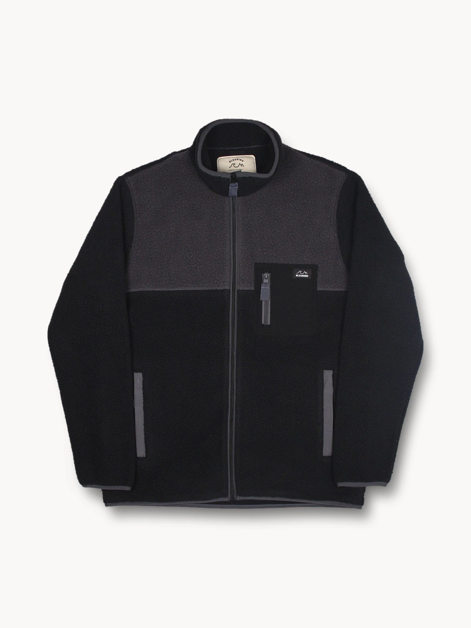 Polar Full Zip Fleece - Charcoal