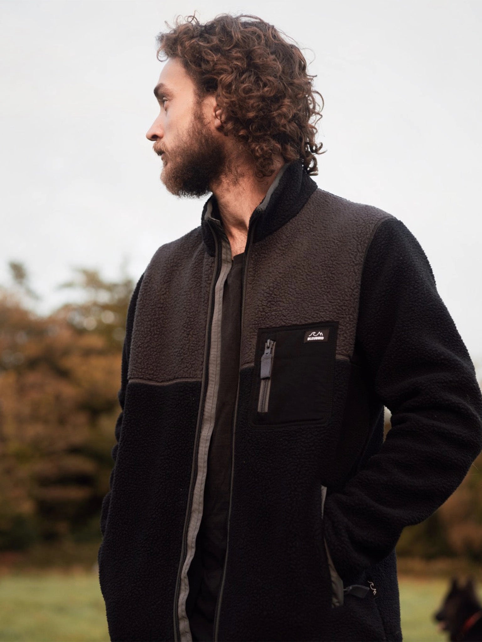 Polar Full Zip Fleece - Charcoal