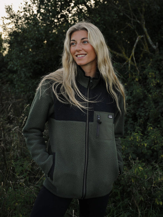 Polar Full Zip Fleece - Forest