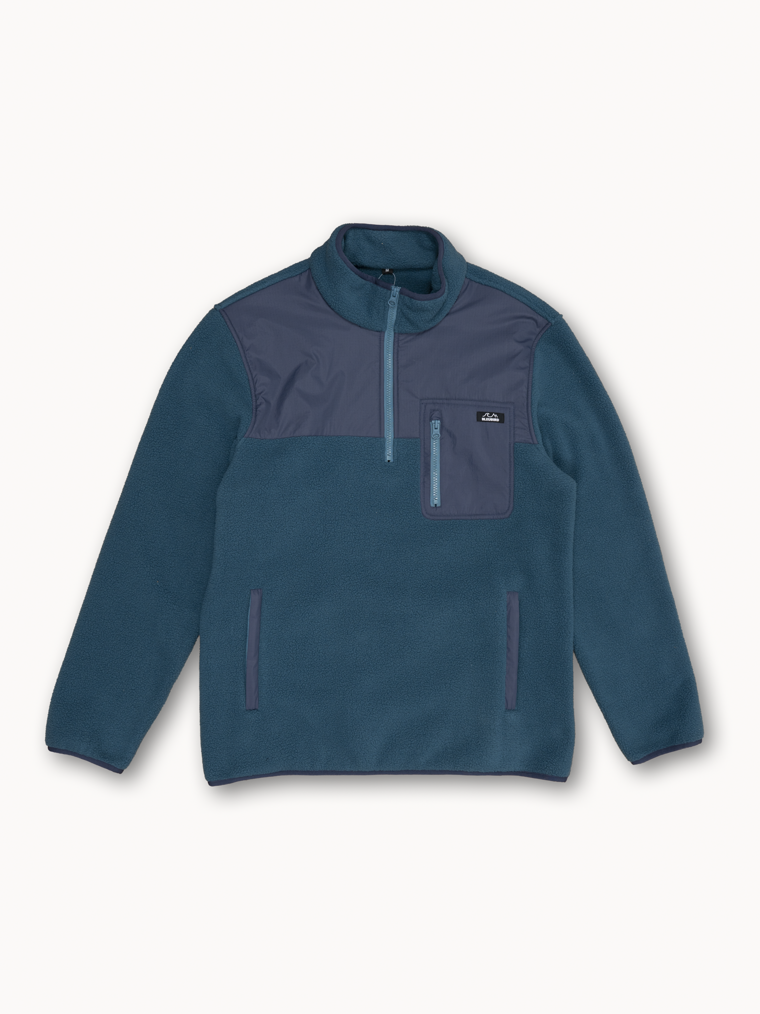 S/Y - Polar 1/4 Zip Fleece - Teal Navy - M