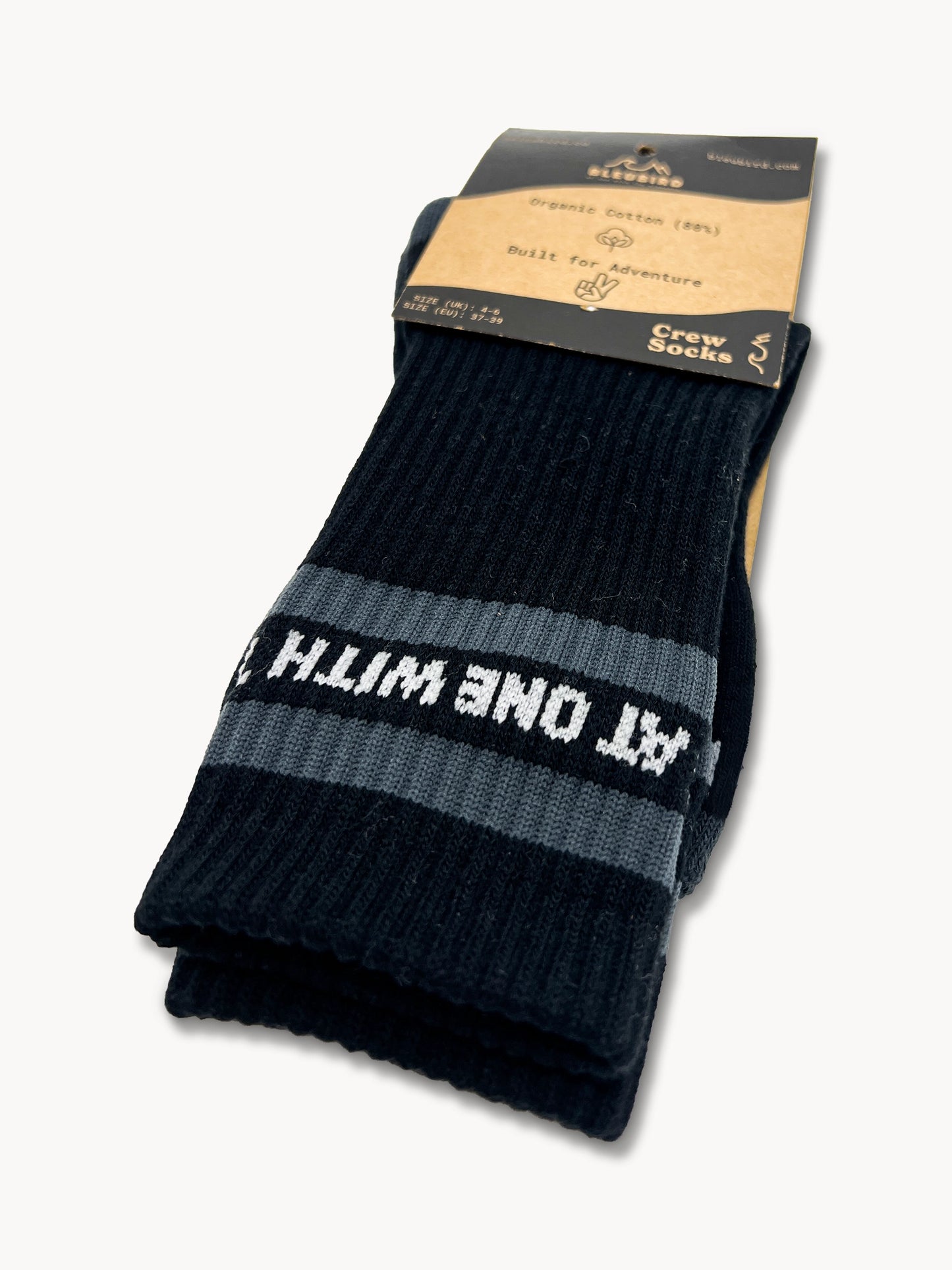 Saga Crew Socks - Black