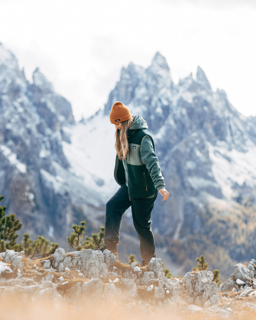 Sherpa Fleece Gilet - Willow