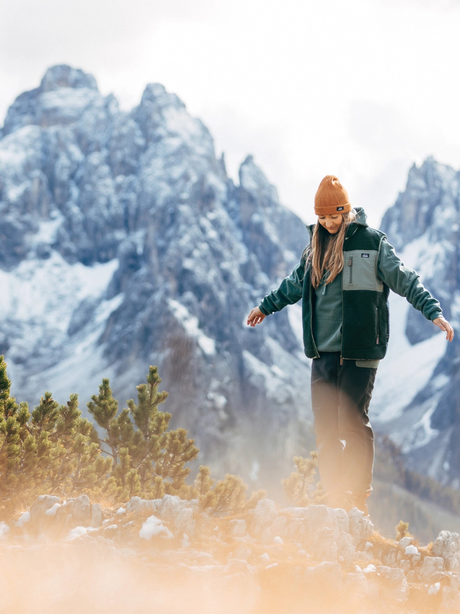 Sherpa Fleece Gilet - Navy