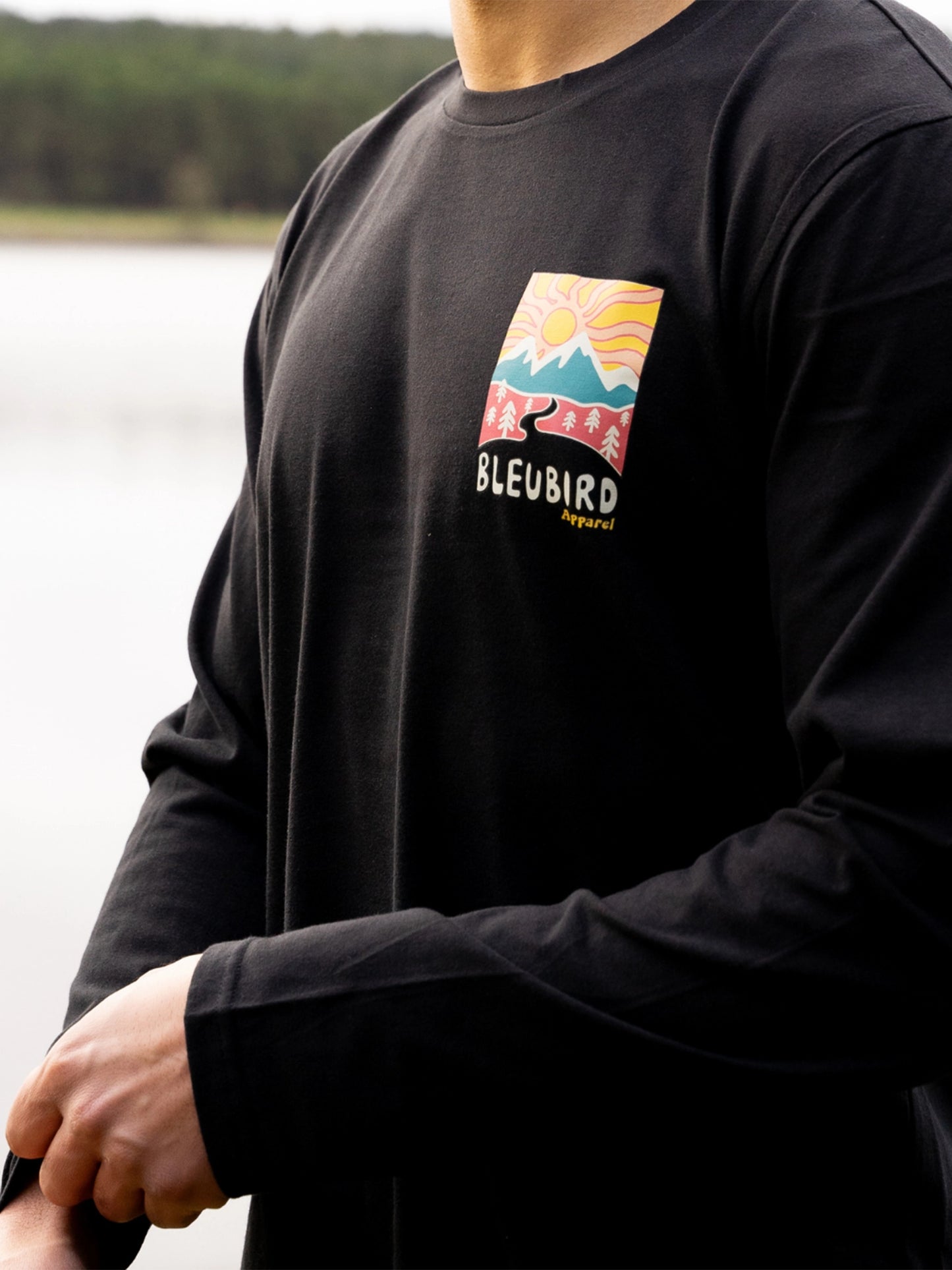 Road Out LS Tee - Black