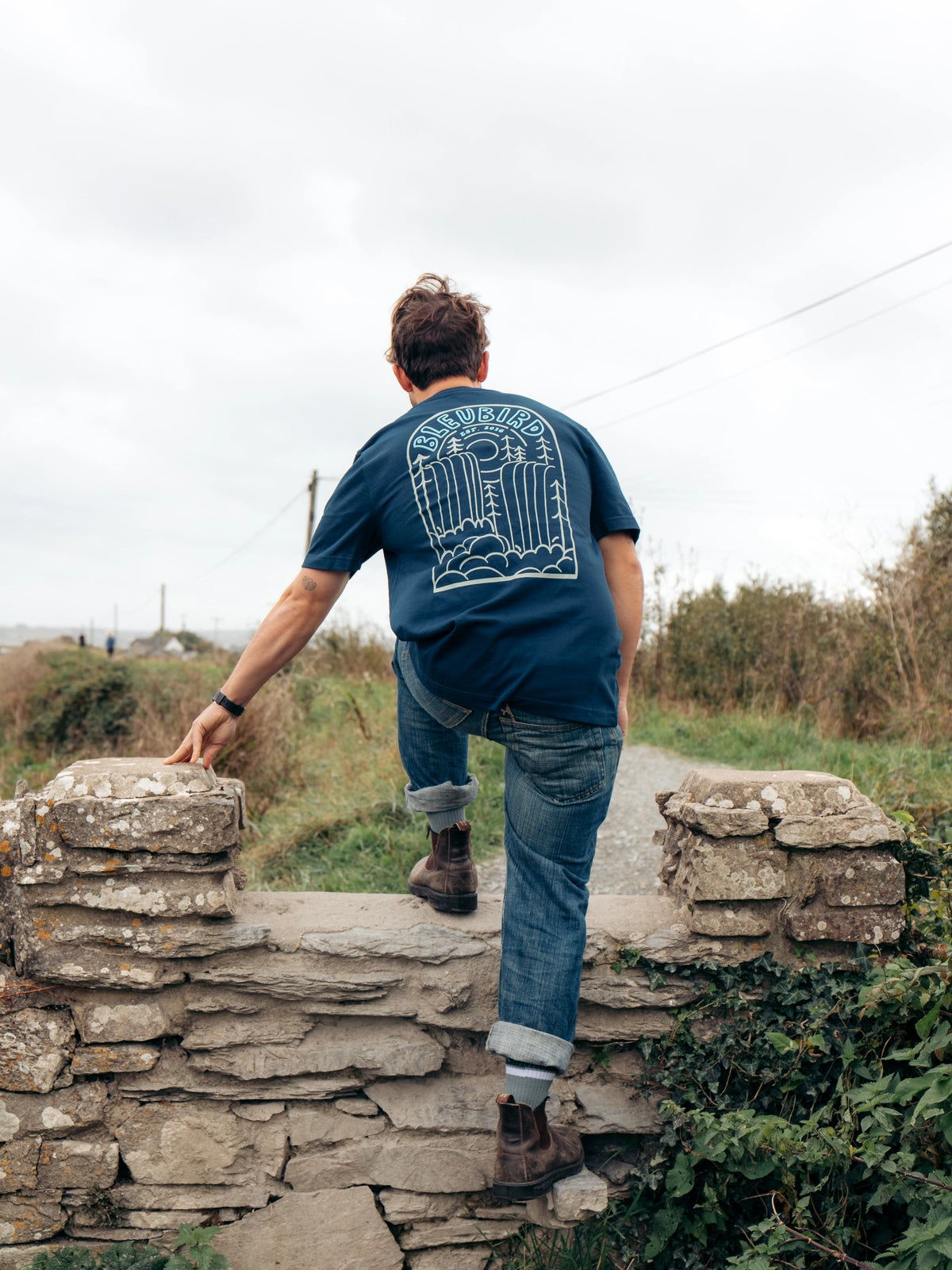 Cascade Tee - Navy