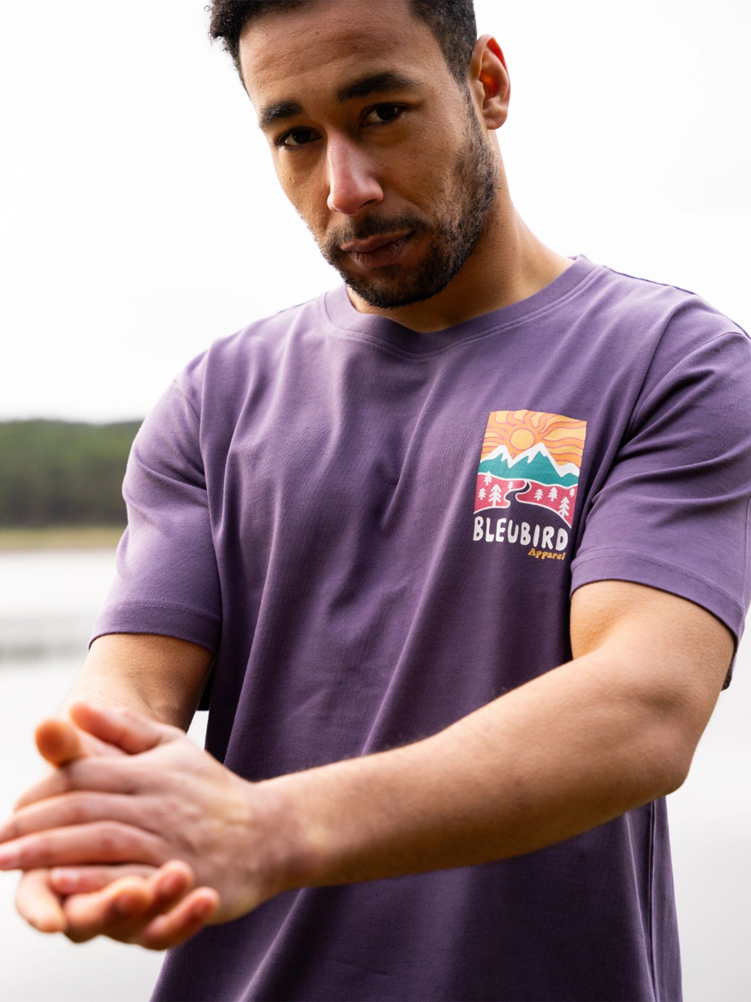 Road Out Tee - Plum
