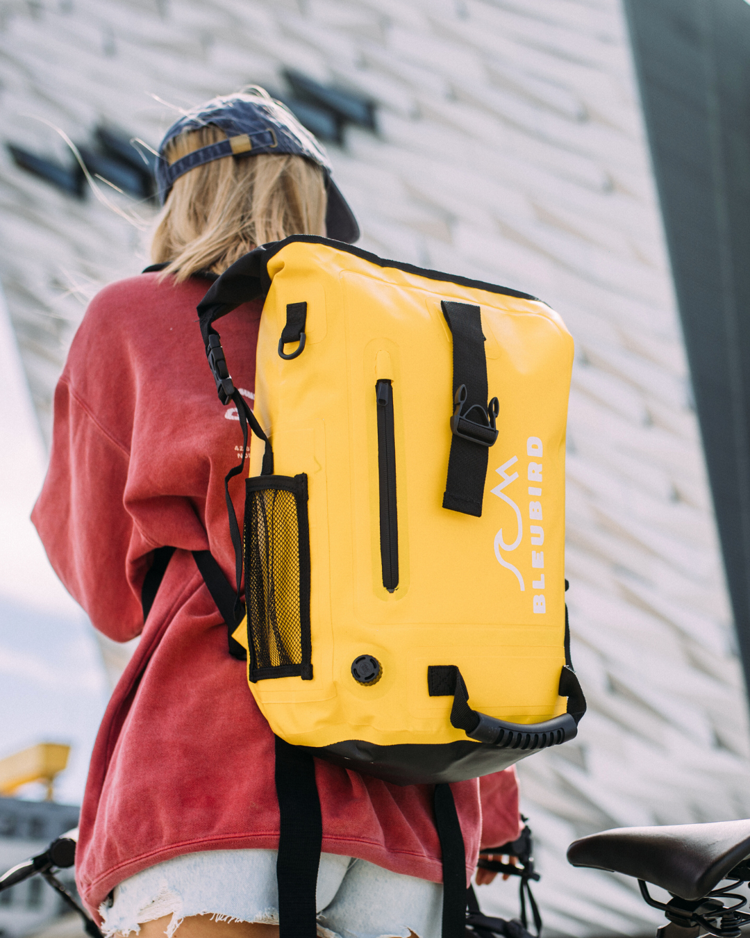 Yellow waterproof discount bag