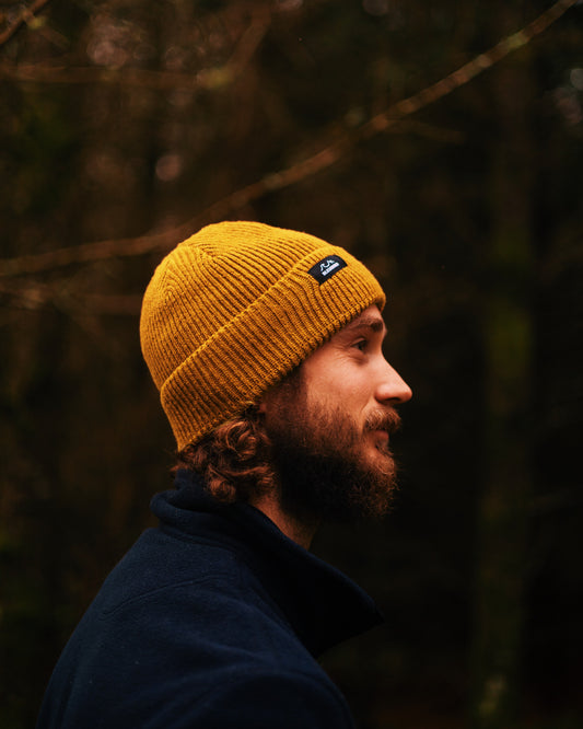 Fisher Beanie Recycled - Yellow