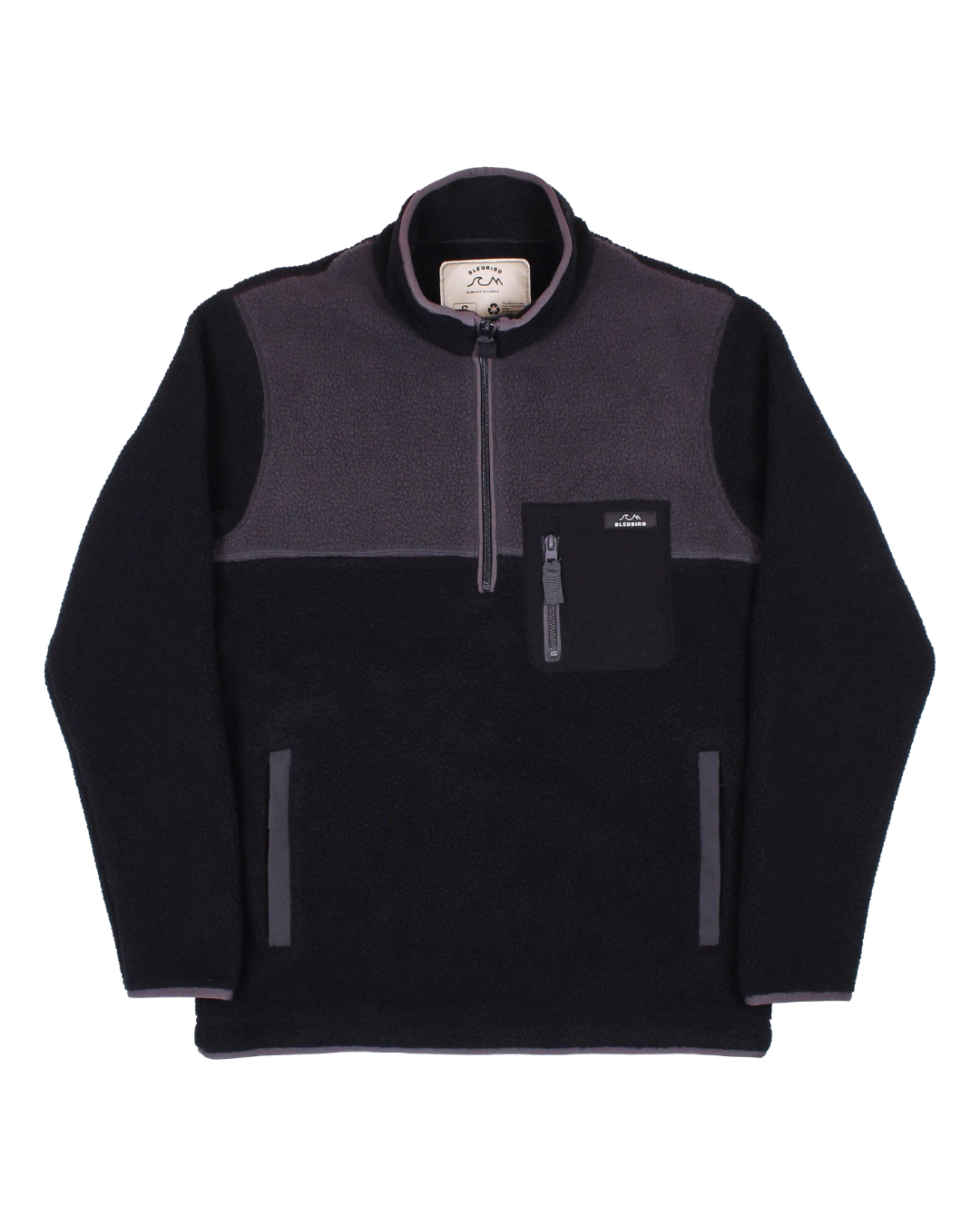 Polar 1/4 Zip Fleece - Charcoal