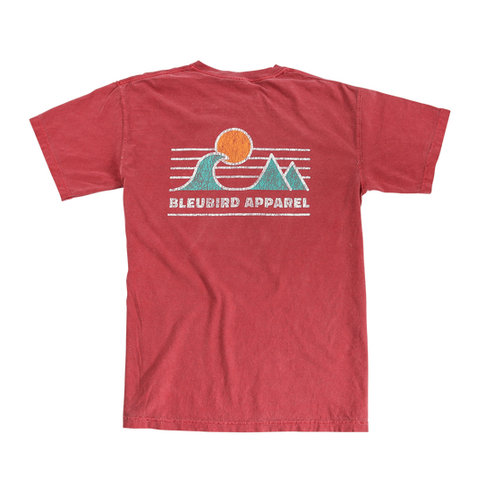 Crimson Horizon Tee