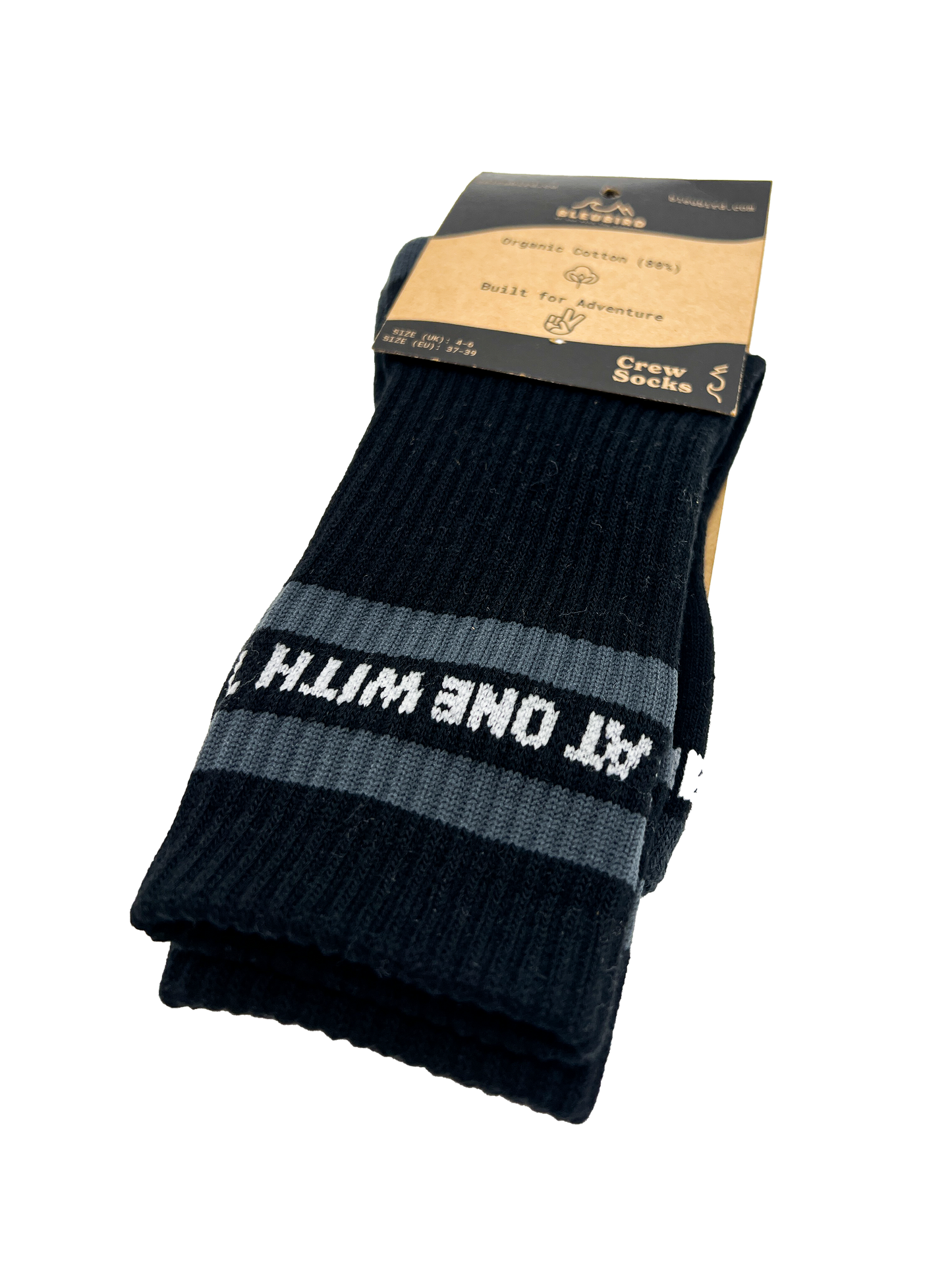 Saga Crew Socks - Black