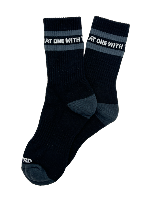 Saga Crew Socks - Black