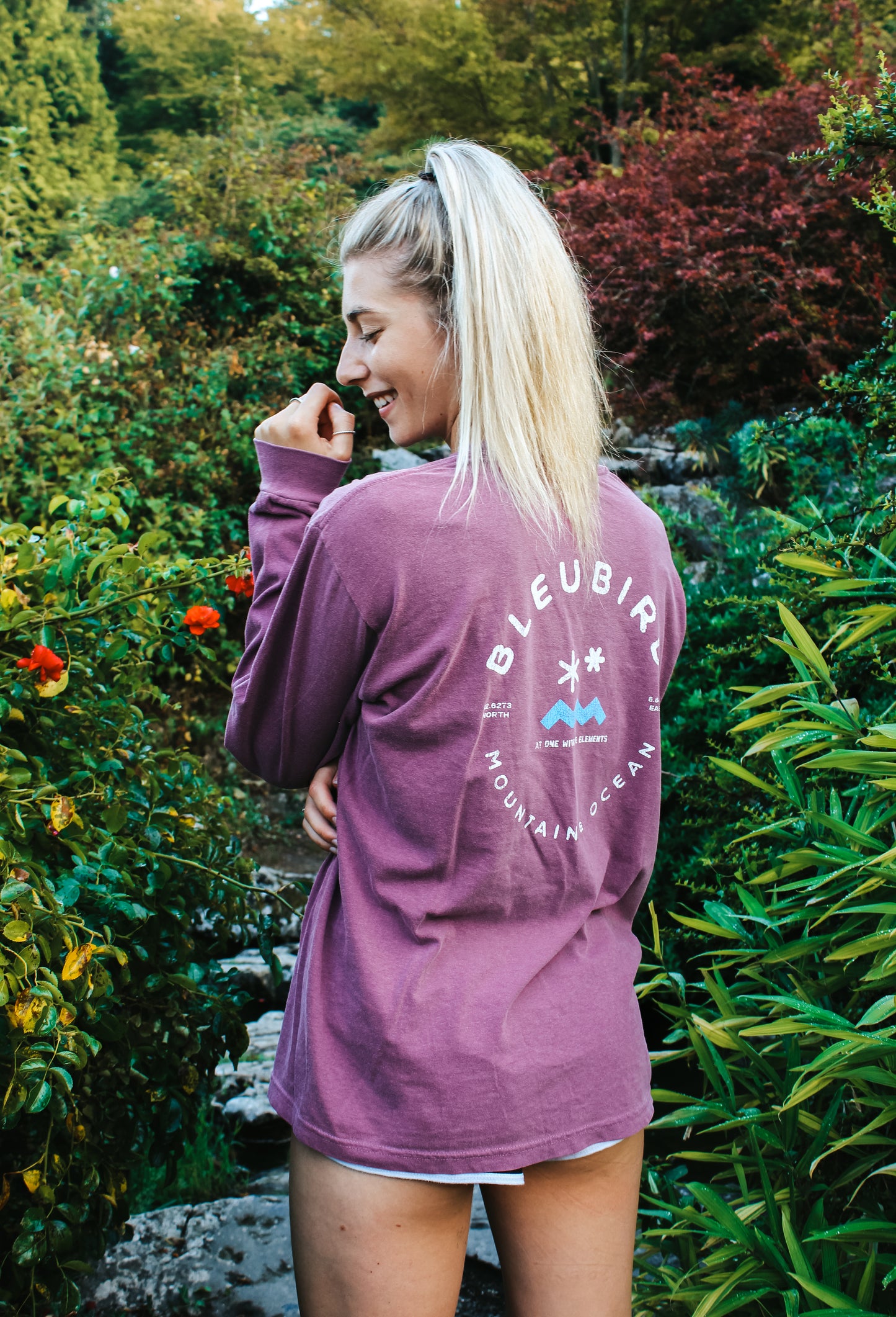 Berry Long Sleeve Tee