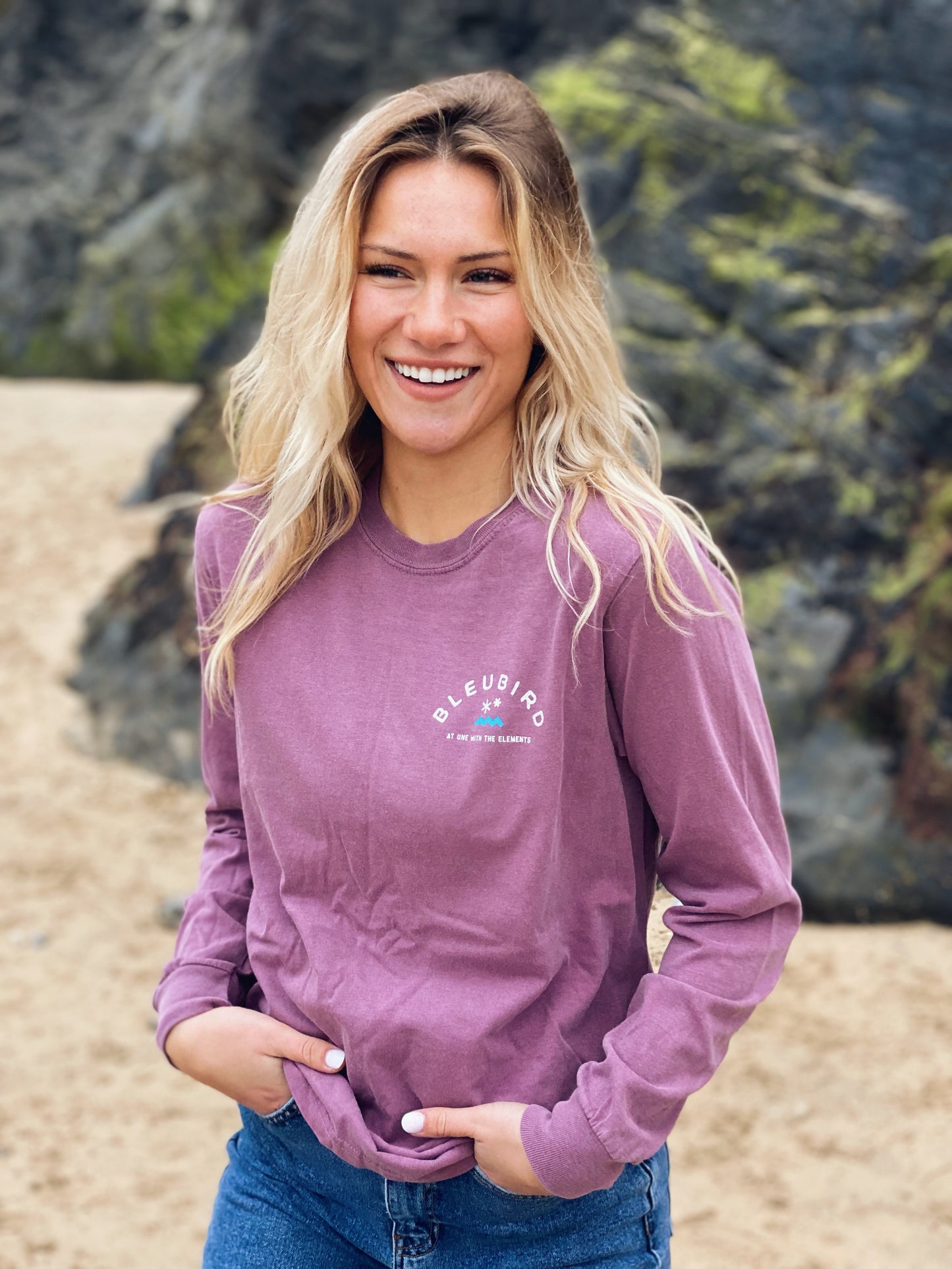 Berry Long Sleeve Tee
