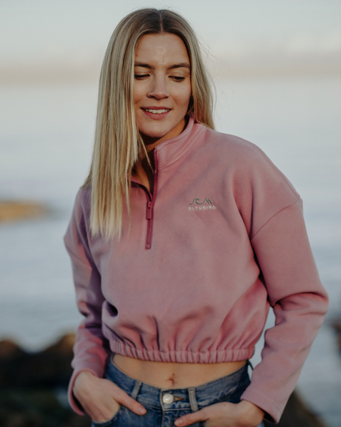 My boobies, on sale my choice - Women's Cropped Fleece Pullover