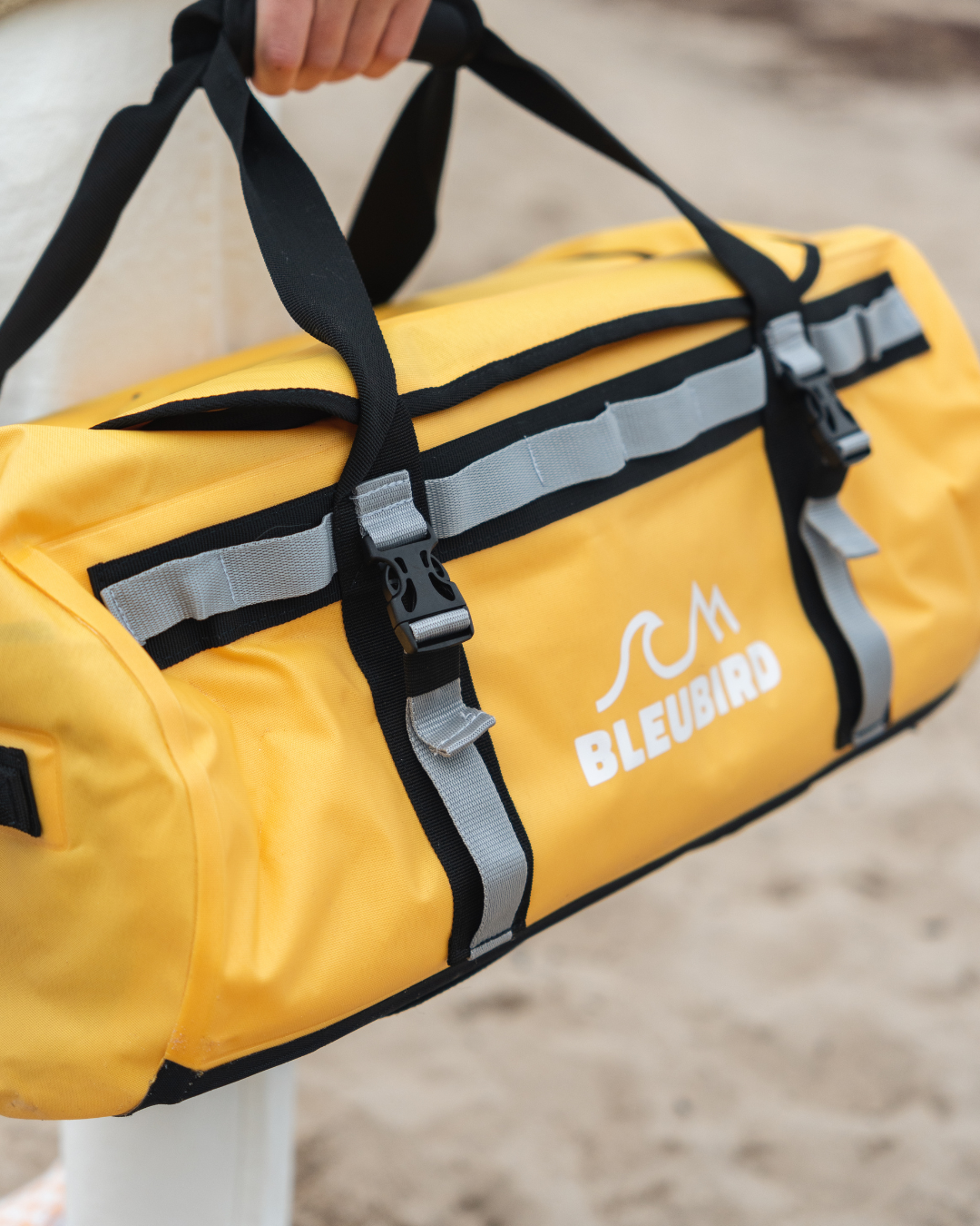 Waterproof Duffle Bag 55L - Yellow – Bleubird