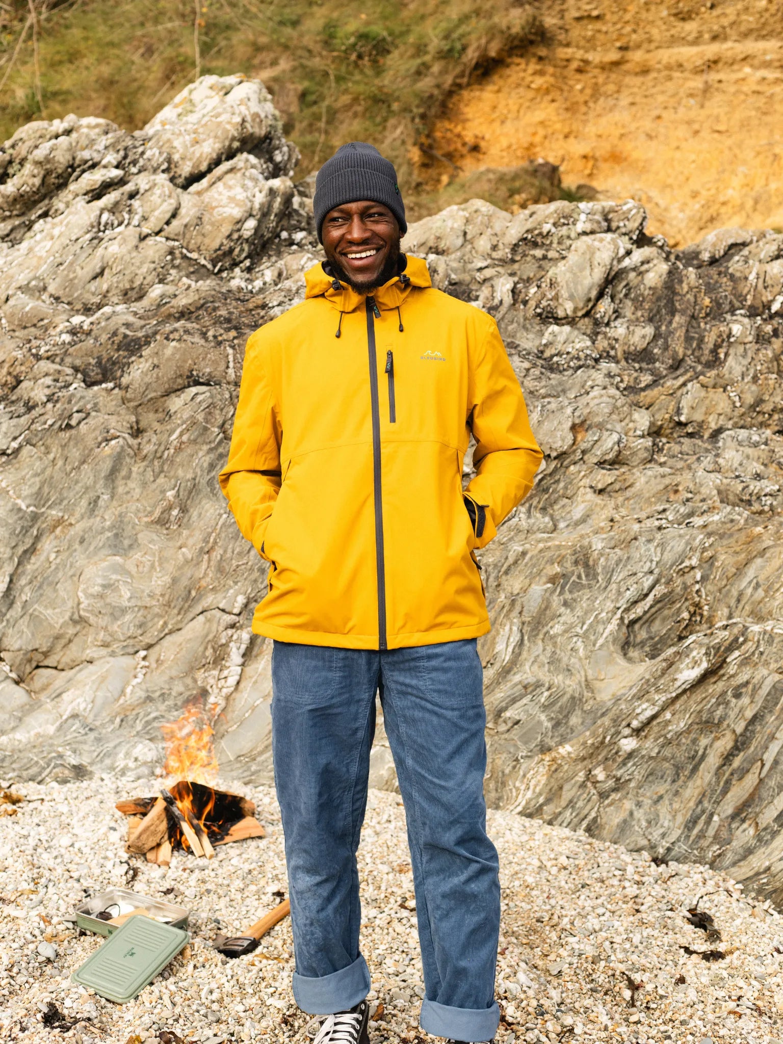 Arpette Jacket - Mens - Mustard